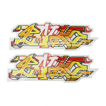 AUTOCOLLANT/STICKER MALOSSI ENKO4 (175 x 60 mm) (JEU DE 2) 3700948138854