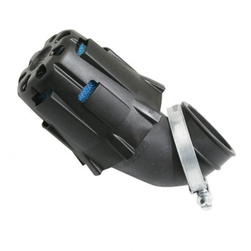 AIR FILTER - POLINI BLUE AIR BOX PHVA - BLACK ELBOW FIXING 90° Ø 37 (203.0096) 8054705053559
