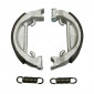 BRAKE SHOE FOR MOPED PEUGEOT 103- POLINI ORIGINAL (Ø 80mm)/MBK 51 (Ø 80mm) (PAIRE) (176.1241)