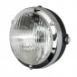 PHARE/PROJECTEUR CYCLO ADAPTABLE PEUGEOT 103 ROND DIAM 103mm NOIR (P26s + TEMOIN) -HOMOLOGUE- -SELECTION P2R- 3701213417643