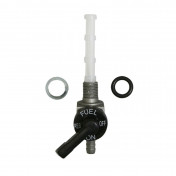 ROBINET ESSENCE CYCLO ADAPTABLE PEUGEOT 103 AVEC INDICATEUR DE POSITION NOIR (QUALITE PREMIUM) -OMG- 3701213434862