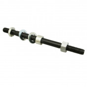 WHEEL AXLE FOR MOPED Ø 10mm Lg 158mm - FOR PEUGEOT 103 FRONT (COMPLETE SET) -SELECTION P2R- 3701213418190