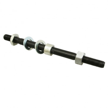 WHEEL AXLE FOR MOPED Ø 10mm Lg 158mm - FOR PEUGEOT 103 FRONT (COMPLETE SET) -SELECTION P2R- 3701213418190