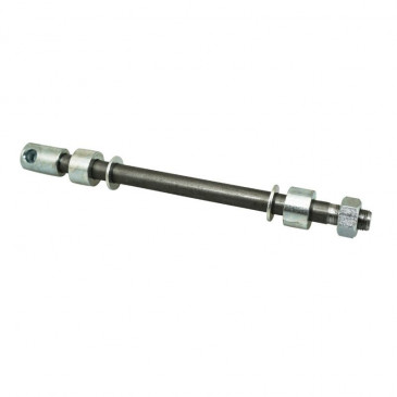 AXE DE ROUE CYCLO 12x100x213mm ADAPTABLE LELEU ARRIERE (COMPLET) -SELECTION P2R- 3701213418220