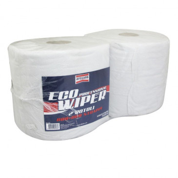 PAPIER BOBINE ESSUIE-MAIN AREXONS WIPPER II (2 BOBINES - 1600 FEUILLES dim 22x24.5cm) 8002565082363