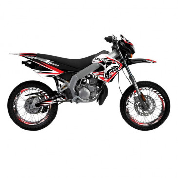 AUTOCOLLANT/STICKER/KIT DECO 50 A BOITE VOCA POUR DERBI 50 SENDA X-RACE SM 2003>2007 3700948184745