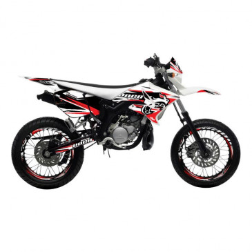 AUTOCOLLANT/STICKER/KIT DECO 50 A BOITE VOCA POUR YAMAHA 50 DT 2004>2010 3700948184790