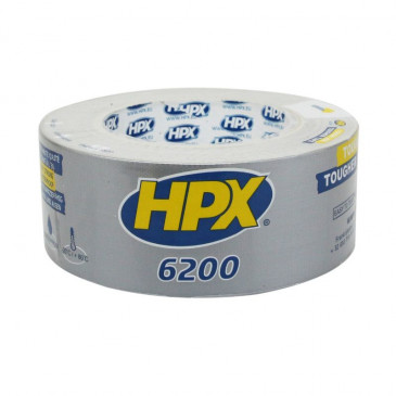 RUBAN ADHESIF HPX TOILE 6200 GRIS 48mm x 25M 8711347114610
