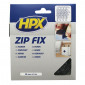 ADHESIVE TAPE HPX - SELF ADHESIVE ZIP FIX "HOOK" BLACK 20mm x 5M