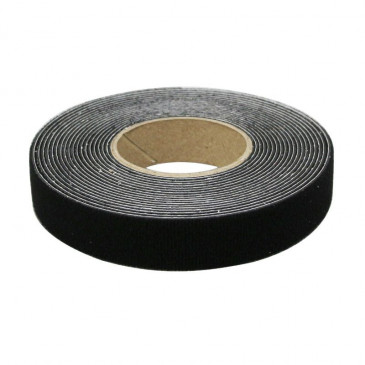 ADHESIVE TAPE HPX - SELF ADHESIVE ZIP FIX "STRAP" BLACK 20mm x 5M