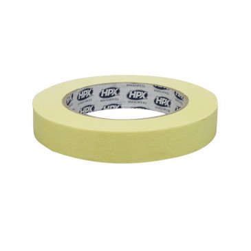 ADHESIVE MASKING TAPE HPX 100°C WHITE/CREAM COLOR 19mm x 50M