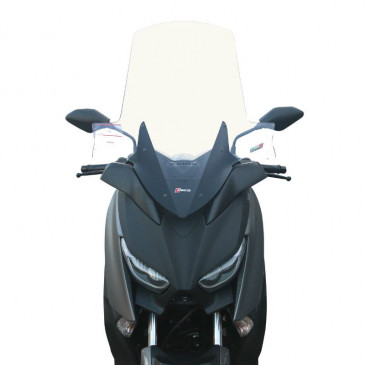 WINDSHIELD FOR MAXISCOOTER YAMAHA 125 XMAX 2017>, 300 XMAX 2017>, 400 XMAX 2017> TRANSPARENT WITH SCREEN PRINTING (H 720mm - L 580mm) -FACO- 3700948127230