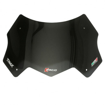 PARE-BRISE/SAUTE VENT MAXISCOOTER POUR YAMAHA 530 TMAX 2017>, 560 TMAX 2020> FUME -FACO- 3700948126783