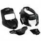 CARROSSERIE SCOOT REPLAY DESIGN POUR MBK 50 BOOSTER 2004>/YAMAHA 50 BWS 2004> NOIR BRILLANT (KIT 7 PIECES) 3700948031797