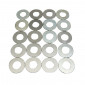 RONDELLE DE CALAGE (16X32) AXE DE PEDALIER CYCLO ADAPTABLE MBK 51, 50, 41, 40 (ASSORTIMENT 20 PIECES) -SELECTION P2R- 3701213410651