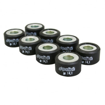 GALET/ROULEAU MAXISCOOTER POLINI 20x12 14g HI SPEED POUR HONDA 125 PCX, SH, PANTHEON, S-WING/ KYMCO 125 DINK, GRAND-DINK (PAR 8) (242.192) 8054705077159