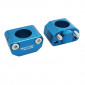 HANDLEBAR RISER-STARBAR-ALUMINIUM-UNIVERSAL Ø 28,6mm BLUE (PAIR) 3700948149829