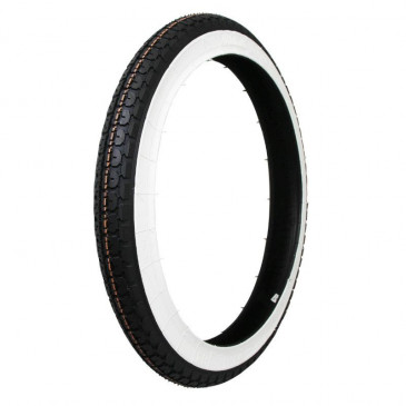 TYRE FOR MOPED 17'' 2.25-17 (2 1/4-17) MITAS - WHITE SIDEWALL- B4 39J TT REINFORCED