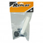 POIGNEE DE GAZ 50 A BOITE REPLAY TIRAGE RAPIDE AVEC ROTATION 90° ALU POLI 3700948113288