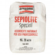 ABSORBENT PRODUCT FOR OIL, CHEMICAL PRODUCTS, WATER - AREXONS (20Kg OF GRANULES)