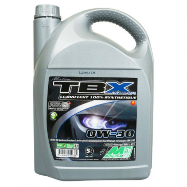OIL FOR 4 STROKE ENGINE MINERVA AUTO SYNTHESE TBX 0W30 (100% SYNTHETIC FOR DIESEL/PETROL ENGINES) (RECOMENDED FOR PIAGGIO 125 MEDLEY) (5L) 3324960020685