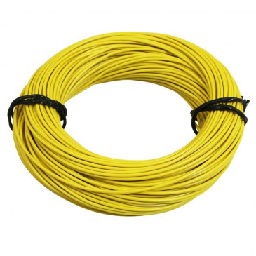 FIL ELECTRIQUE 0,75mm2 9/10 MULTIBRIN JAUNE (50M) -SELECTION P2R-