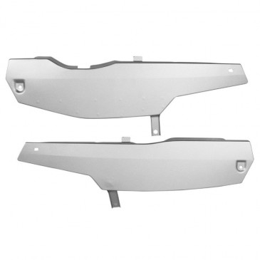 CAPOTAGE/CACHE MOTEUR CYCLO ADAPTABLE MBK 51 SWING GRIS (PAIRE) -SELECTION P2R- 3701213418312