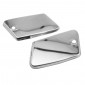 TOOL BOX DOOR FOR MOPED MBK 88, 89 CHROMED (PAIR) -SELECTION P2R- 3701213417674
