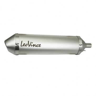 SILENCER FOR 50CC MOTORBIKE LEOVINCE X-FIGHT - STAINLESS (APPROVED) (REF 303228471R) 3700948176382