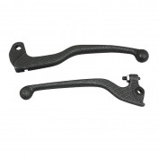 CLUTCH LEVER+BRAKE LEVER FOR 50cc MOTORBIKE MBK 50 X-POWER 2003>2013/YAMAHA 50 TZR 2003>2013 CARBON (PAIR) -VICMA- 8430525064928