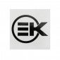 STICKER EK BLACK (75 x 75 mm) - ARTEK - SOLD PER UNIT 3700948114940