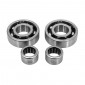 BEARING FOR GEARBOX + NEEDLE ROLLER AND CAGE ASSEMBLIES FOR 50cc MOTORBIKE ARTEK RACING POLYAMID FOR DERBI 50 SENDA (TPI BEARINGS) 3700948115206