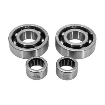 BEARING FOR GEARBOX + NEEDLE ROLLER AND CAGE ASSEMBLIES FOR 50cc MOTORBIKE ARTEK RACING POLYAMID FOR DERBI 50 SENDA (TPI BEARINGS)