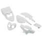 FAIRINGS/BODY PARTS FOR SCOOT MBK 50 BOOSTER NG, ROCKET NEW MODEL/YAMAHA 50 BWS BUMP, SPY NEW MODEL WHITE GLOSS (6 PARTS KIT)