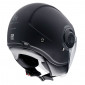 HELMET-OPEN FACE MT VIALE SV DOUBLE VISORS - MATT BLACK SOLID S