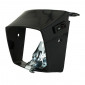 COWLING FOR HEADLIGHT FOR MOPED PEUGEOT 103 MVL, VOGUE BLACK (WITH SPRING + BRACKET) -SELECTION P2R-