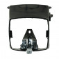 COWLING FOR HEADLIGHT FOR MOPED PEUGEOT 103 MVL, VOGUE BLACK (WITH SPRING + BRACKET) -SELECTION P2R-