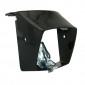 COWLING FOR HEADLIGHT FOR MOPED PEUGEOT 103 MVL, VOGUE BLACK (WITH SPRING + BRACKET) -SELECTION P2R-