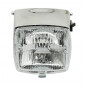 PHARE/PROJECTEUR CYCLO ADAPTABLE PEUGEOT 103 MVL, VOGUE CHROME (COMPLET) -SELECTION P2R- 3701213420070
