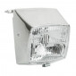 PHARE/PROJECTEUR CYCLO ADAPTABLE PEUGEOT 103 MVL, VOGUE CHROME (COMPLET) -SELECTION P2R- 3701213420070