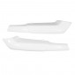 SIDE COVER (ENGINE) FOR MOPED PEUGEOT 103 MVL WHITE + PEUGEOT BRAND LOGO (PAIR) -SELECTION P2R-