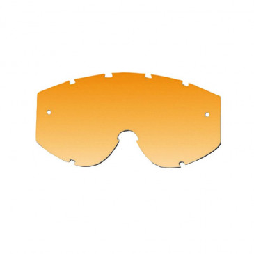 ECRAN MASQUE/LUNETTES CROSS PROGRIP POUR MODELE 3200-3201-3204-3301-3450 ORANGE CLAIR - ANTI-BUEE/ANTI-RAYURES 0801766063120