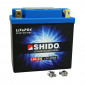 BATTERIE 12V 3 Ah LB9-B SHIDO LITHIUM ION PRETE A L'EMPLOI (Lg134xL75xH134) REMPLACE YB9B-B