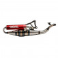 EXHAUST FOR SCOOT YASUNI Z VARNISHED FOR MBK 50 NITRO, OVETTO/YAMAHA 50 AEROX, NEOS/MALAGUTI 50 F12/APRILIA 50 SR (RED SILENCER) -TUB901R-