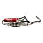 EXHAUST FOR SCOOT YASUNI Z VARNISHED FOR PIAGGIO 50 ZIP 2STROKE, TYPHOON, NRG/GILERA 50 STALKER, RUNNER, DNA (RED SILENCER) -TUB418R- 8404016008722