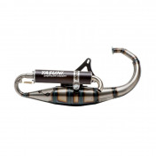 POT SCOOT YASUNI R VERNI POUR MBK 50 BOOSTER, STUNT/YAMAHA 50 BWS, SLIDER (SILENCIEUX NOIR) -TUB307B- 8404014008120