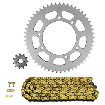 CHAIN AND SPROCKET KIT FOR DERBI 50 SENDA SM XRACE 2006>2011 420 11x53 (REAR SPROCKET Ø 105/125/8,5)(OEM SPECIFICATIONS) -AFAM- 5400598045004