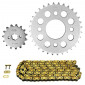 CHAIN AND SPROCKET KIT FOR SKYTEAM 125 SKYMAX 2010>2015 420 15x32 (SPROCKET Ø 50/80/10.25) (OEM SPECIFICATIONS) -AFAM- 5400598052101