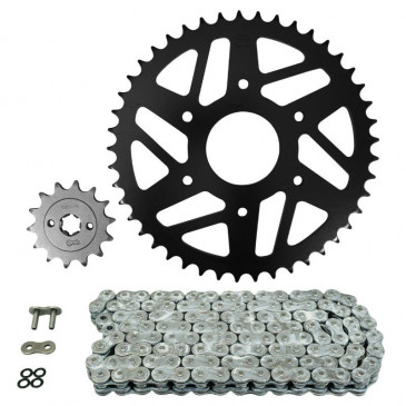 KIT CHAINE ADAPTABLE KTM 125 DUKE ABS 2014>2024 520 14x45 (DEMULTIPLICATION ORIGINE) -AFAM- 5400598048111