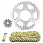 CHAIN AND SPROCKET KIT FOR YAMAHA 125 MT 2015>2016, MT ABS 2015>2019 428 14x48 (REAR SPROCKET Ø 76/100/8.5) (OEM SPECIFICATIONS) -AFAM-